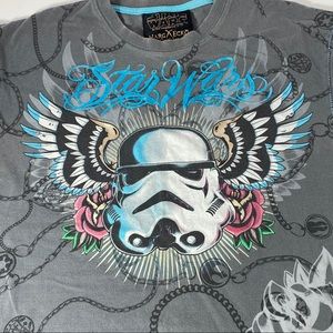 2008 Star Wars Marc Ecko T-Shirt Storm Trooper Lg.